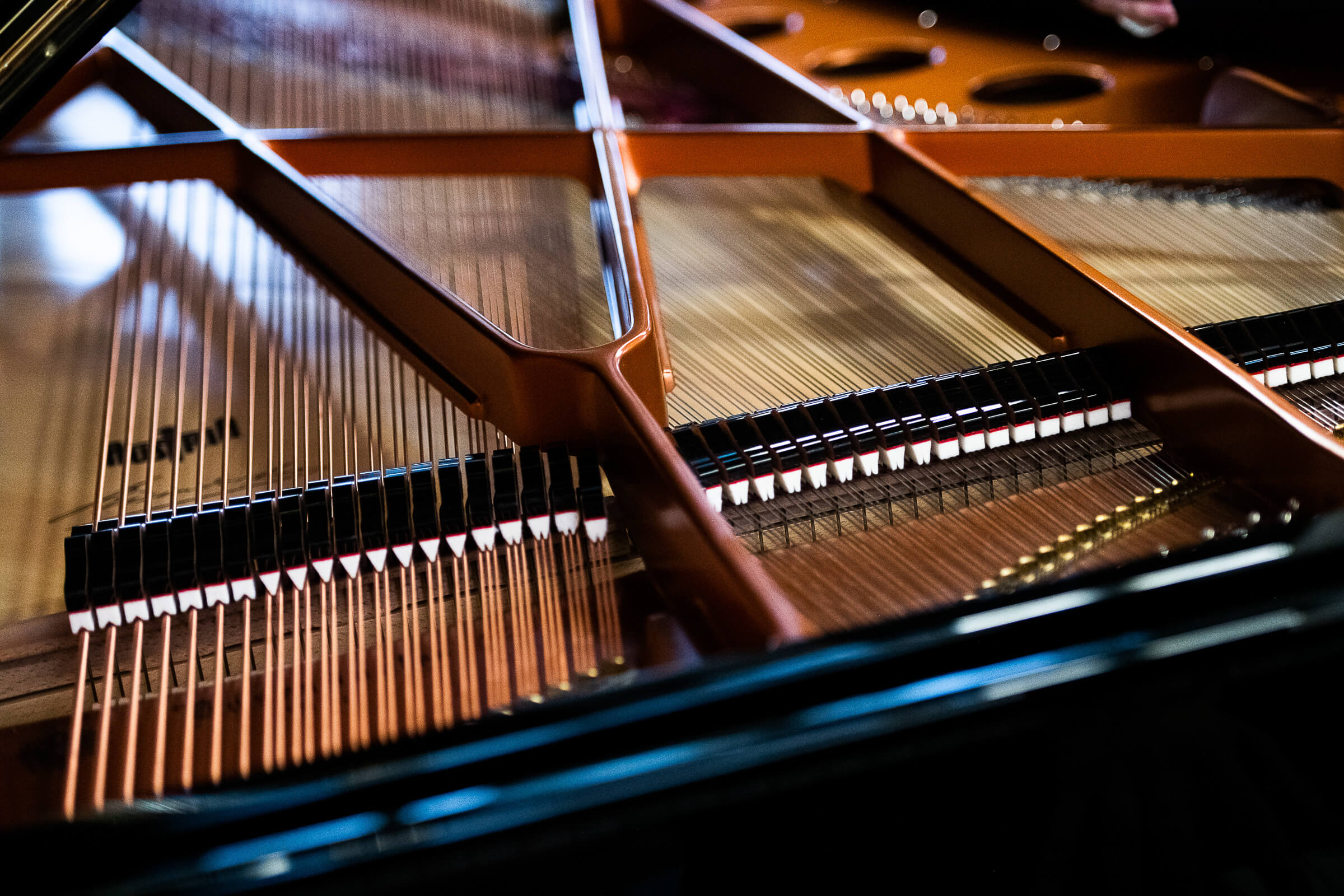 Klaviersaiten im Detail